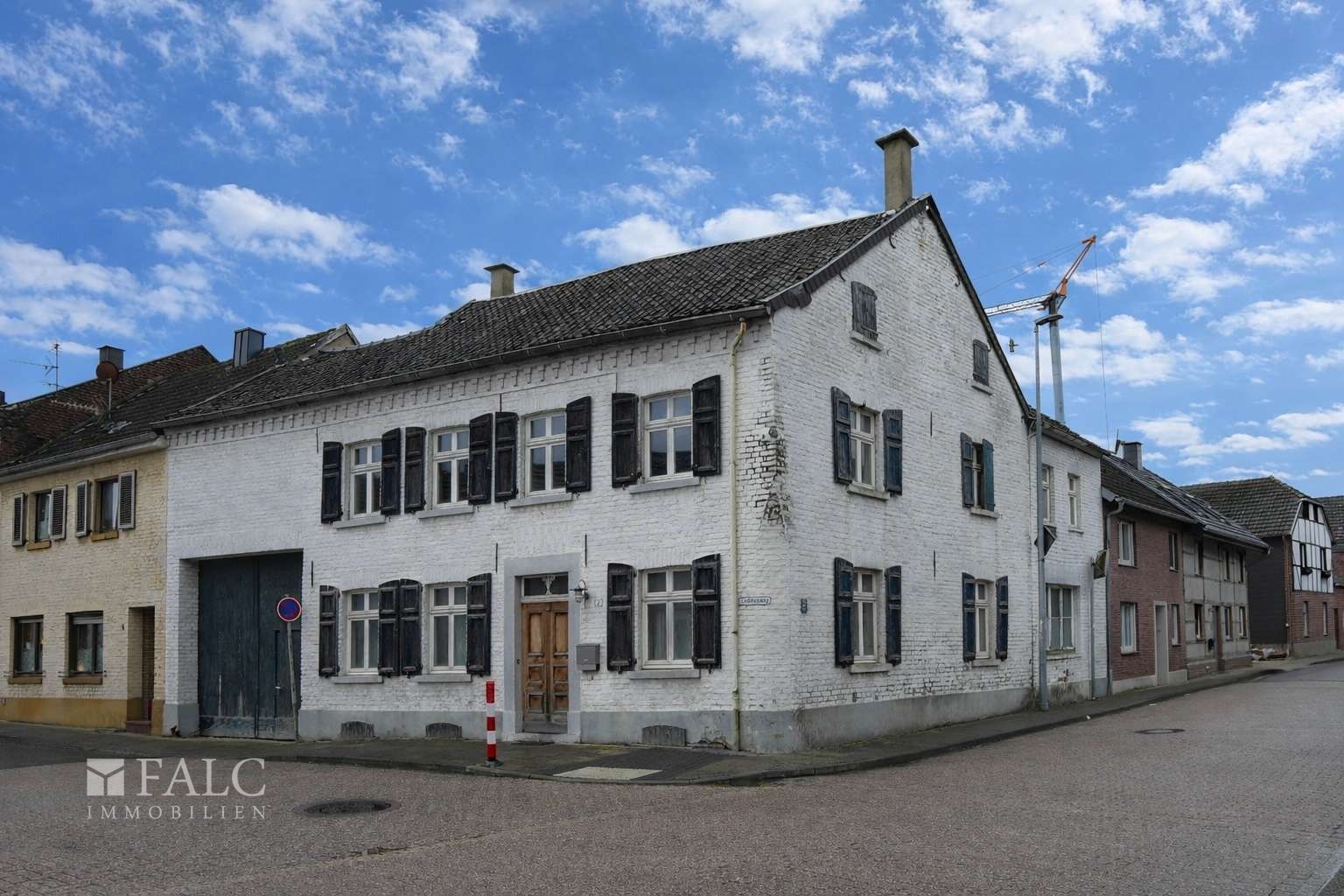 Außenansicht des denkmalgeschützten Gebäudes